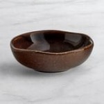 Acopa Highlands 1.5 oz. Round Hazel China Sauce Cup - Sample
