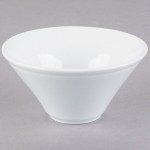 Libbey BW-5106 Chef's Selection II 5 oz. Ultra Bright White Porcelain Normandy Bowl - 24/Case