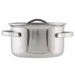 American Metalcraft MPL4 4 oz. Mini Stainless Steel Pot and Lid American Metalcraft MPL4 4 oz. Mini Stainless Steel Pot and Lid