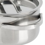 American Metalcraft MPL4 4 oz. Mini Stainless Steel Pot and Lid American Metalcraft MPL4 4 oz. Mini Stainless Steel Pot and Lid