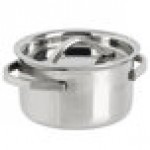 American Metalcraft MPL4 4 oz. Mini Stainless Steel Pot and Lid American Metalcraft MPL4 4 oz. Mini Stainless Steel Pot and Lid
