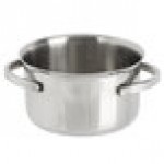 American Metalcraft MPL4 4 oz. Mini Stainless Steel Pot and Lid American Metalcraft MPL4 4 oz. Mini Stainless Steel Pot and Lid