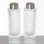 American Metalcraft GSPR Vintage Collection 2 oz. Ribbed Round Glass Salt and Pepper Shaker Set - 12/Case American Metalcraft GSPR Vintage Collection 2 oz. Ribbed Round Glass Salt and Pepper Shaker Set - 12/Case
