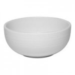 Ariane Eclipse 5 oz. White Embossed Porcelain Butter Ramekin - 12/Case