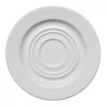 Ariane Eclipse 5 oz. White Embossed Porcelain Butter Ramekin - 12/Case