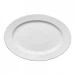 Ariane Eclipse 5 oz. White Embossed Porcelain Butter Ramekin - 12/Case