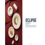 Ariane Eclipse 5 oz. White Embossed Porcelain Butter Ramekin - 12/Case