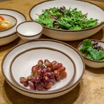 GET B-35-CRM Pottery Market 2.5 oz. Glazed Cream Melamine Ramekin with Brown Trim - 48/Case GET B-35-CRM Pottery Market 2.5 oz. Glazed Cream Melamine Ramekin with Brown Trim - 48/Case