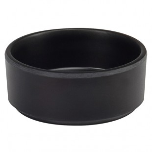 Cal-Mil Hudson 6 oz. Black Straight Sided Melamine Ramekin - 6/Case Cal-Mil Hudson 6 oz. Black Straight Sided Melamine Ramekin - 6/Case