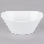 Libbey BW-019 Chef's Selection II 5.5 oz. Ultra Bright White Porcelain Canne Bowl - 36/Case