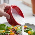 Acopa 6 oz. Red Fluted Melamine Ramekin - 12/Case