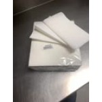 Choice Black Tweed Customizable Linen-Feel 1/8 Fold Dinner Napkin 15 Choice Black Tweed Customizable Linen-Feel 1/8 Fold Dinner Napkin 15