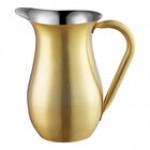 American Metalcraft BWPG84 Gold Satin Finish Stainless Steel 84 oz. Bell Pitcher American Metalcraft BWPG84 Gold Satin Finish Stainless Steel 84 oz. Bell Pitcher