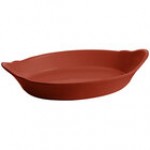 TableCraft CW1720HGN 1.3 Qt. Hunter Green Oval Au Gratin Dish TableCraft CW1720HGN 1.3 Qt. Hunter Green Oval Au Gratin Dish