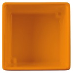 TableCraft CW4024X Contemporary Collection Orange 1 Qt. Straight Sided Bowl