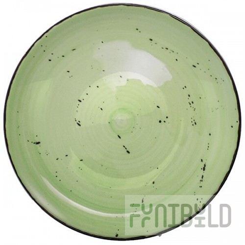 International Tableware Rotana 40 oz. Lime Porcelain Pasta Bowl - 12/Case