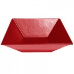 G.E.T. Enterprises CZ002CB Bugambilia 1.6 Qt. Classic Textured Finish Cranberry Resin-Coated Aluminum Deep Mexican Cazuela