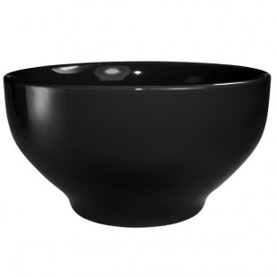 International Tableware Cancun 44 oz. Black Stoneware Footed Bowl - 12/Case International Tableware Cancun 44 oz. Black Stoneware Footed Bowl - 12/Case