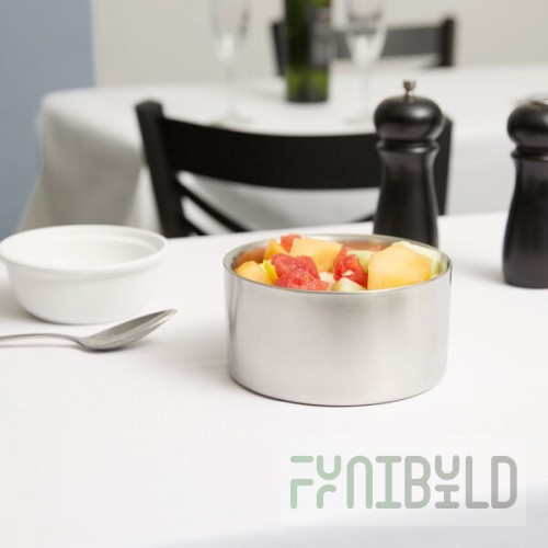 American Metalcraft DWB6 34 oz. Insulated Stainless Steel Double Wall Bowl