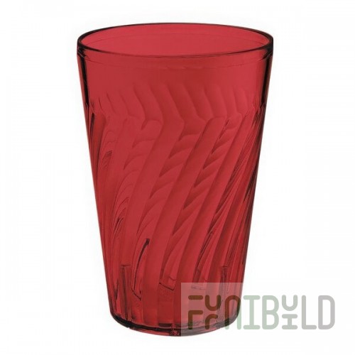GET 2224-1-R Tahiti 24 oz. Red Customizable SAN Plastic Tumbler - 72/Case