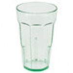Cambro LT14427 Laguna 14 oz. Spanish Green Customizable SAN Plastic Tumbler - 36/Case