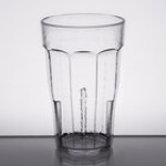 Cambro LT14427 Laguna 14 oz. Spanish Green Customizable SAN Plastic Tumbler - 36/Case