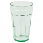 Cambro LT14427 Laguna 14 oz. Spanish Green Customizable SAN Plastic Tumbler - 36/Case