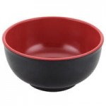 GET B-720-BK 16 oz. Black Fuji Bowl with Lid - 24/Case GET B-720-BK 16 oz. Black Fuji Bowl with Lid - 24/Case