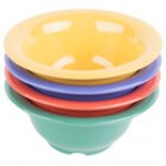 GET B-105-TY Diamond Mardi Gras 10 oz. Tropical Yellow Melamine Bowl - 48/Case