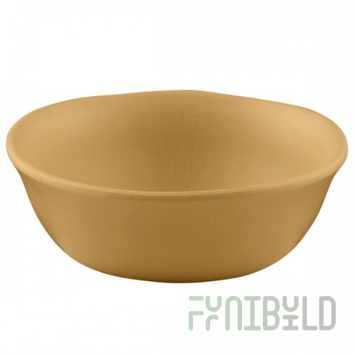 Elite Global Solutions ECO4515 Greenovations 8 oz. Rattan-Colored Round Bowl - 6/Case