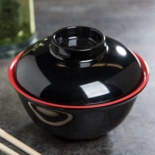 GET B-123-F 12 oz. Bowl with Lid - 12/Pack