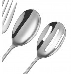 Acopa Swirl 4-Piece 18/8 Stainless Steel Extra Heavy Weight Serving Utensils Set Acopa Swirl 4-Piece 18/8 Stainless Steel Extra Heavy Weight Serving Utensils Set