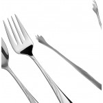 Acopa Swirl 4-Piece 18/8 Stainless Steel Extra Heavy Weight Serving Utensils Set Acopa Swirl 4-Piece 18/8 Stainless Steel Extra Heavy Weight Serving Utensils Set
