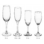 Acopa 6 oz. Customizable Tall Flute Glass - 12/Case Acopa 6 oz. Customizable Tall Flute Glass - 12/Case