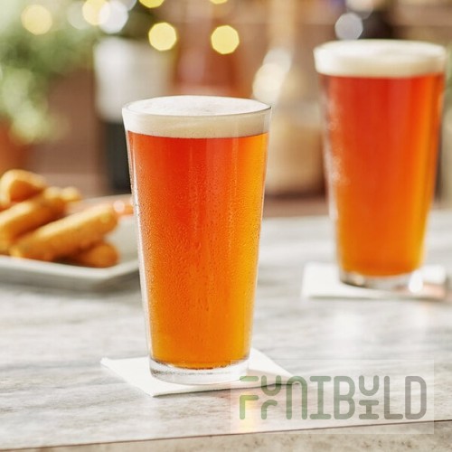Acopa Select 22 oz. Customizable Rim Tempered Mixing Glass - 24/Case