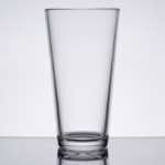 Acopa Select 22 oz. Customizable Rim Tempered Mixing Glass - 24/Case