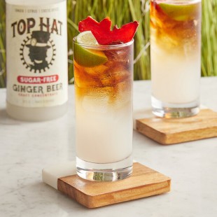 Top Hat Provisions Sugar-Free Spicy Ginger Beer 5:1 Concentrate 32 fl. oz. - 12/Case Top Hat Provisions Sugar-Free Spicy Ginger Beer 5:1 Concentrate 32 fl. oz. - 12/Case