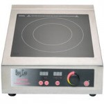 Bon Chef 20307 8 Qt. Stainless Steel Hinged Top Full Size Induction Chafer with Glass Window