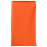 Intedge Orange 65/35 Polycotton Blend Cloth Napkins, 18 Intedge Orange 65/35 Polycotton Blend Cloth Napkins, 18