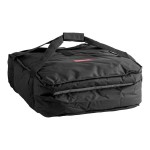 Cambro GBP318110 Customizable Insulated Black Pizza Delivery GoBag® - Holds up to (3) 18