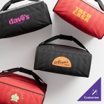 Cambro GBP318110 Customizable Insulated Black Pizza Delivery GoBag® - Holds up to (3) 18