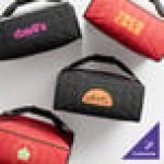 Cambro GBP318110 Customizable Insulated Black Pizza Delivery GoBag® - Holds up to (3) 18