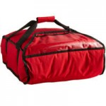 Cambro GBP318110 Customizable Insulated Black Pizza Delivery GoBag® - Holds up to (3) 18