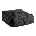 Cambro GBP318110 Customizable Insulated Black Pizza Delivery GoBag® - Holds up to (3) 18