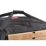 Cambro GBP318110 Customizable Insulated Black Pizza Delivery GoBag® - Holds up to (3) 18
