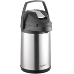 Acopa 3 Liter Stainless Steel Lined Airpot with Metal Lever
