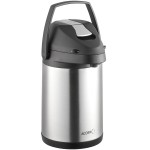 Acopa 3 Liter Stainless Steel Lined Airpot with Metal Lever