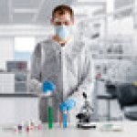 Lavex White 26 GSM Standard Weight Polypropylene Snap Front Long Sleeve Lab Coat with Elastic Wrists - L - 30/Case Lavex White 26 GSM Standard Weight Polypropylene Snap Front Long Sleeve Lab Coat with Elastic Wrists - L - 30/Case