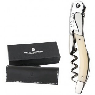 Laguiole Tradition Ivory Plexi Waiter's Corkscrew 3457