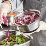 Choice 1.5 Qt. Stainless Steel Mixing Bowl with Silicone Bottom